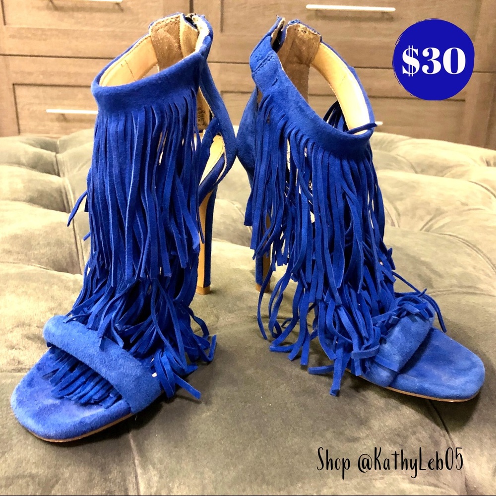 Steve Madden Cobalt Blue Heels